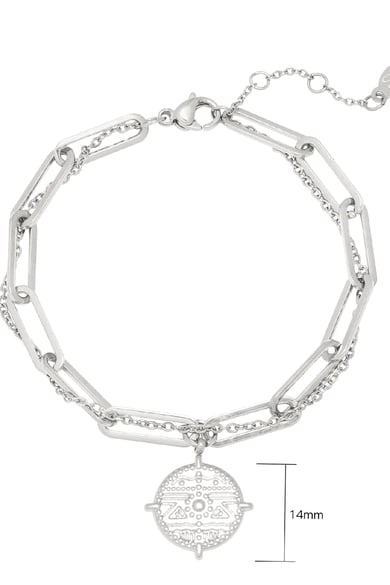 Armband Thick and Thin - Aztec Tribe Zilver Stainless Steel h5 Afbeelding2